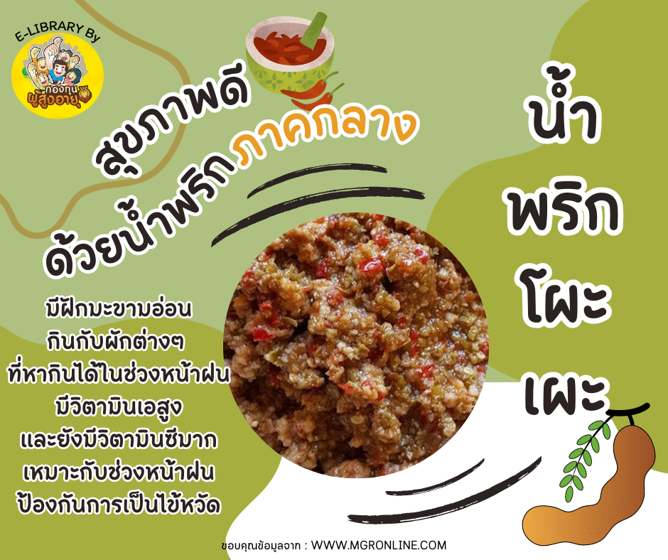 สุขภาพดีด้วยน้ำพริกภาคกลาง